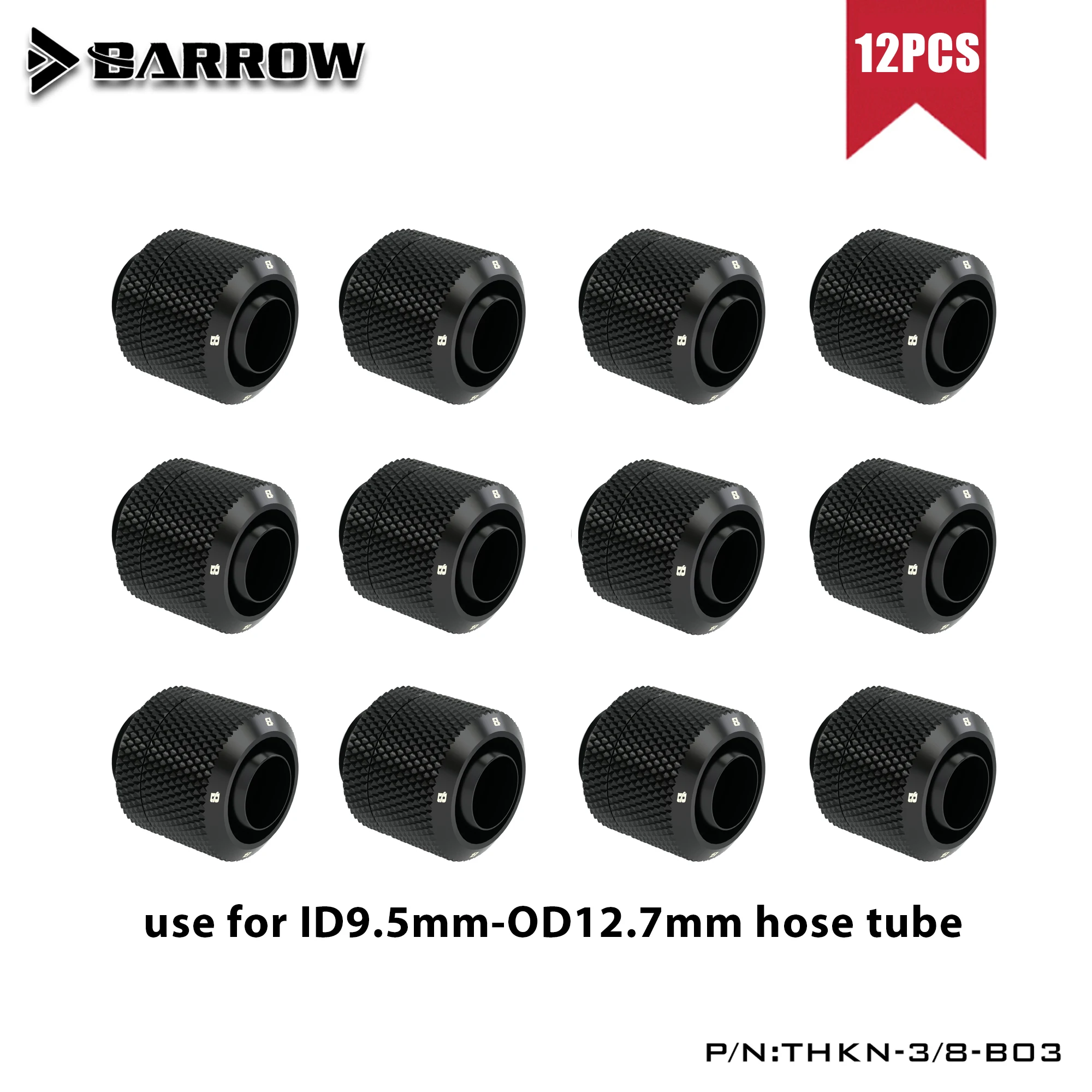 Barrow 12 Pcsthkn3 8-b03 id od 10x13 mm Acessórios para Tubos Macios g1 Acessórios para Tubos Macios - Imagem 3