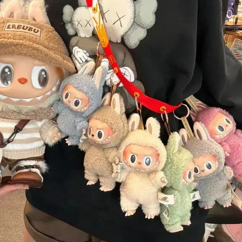 Labubu The Monsters Blind Box Toys Cardiac Macarone Mysterious Surprise Box Guess Bag Figure Model Bag Keychain Gifts Kids Toys