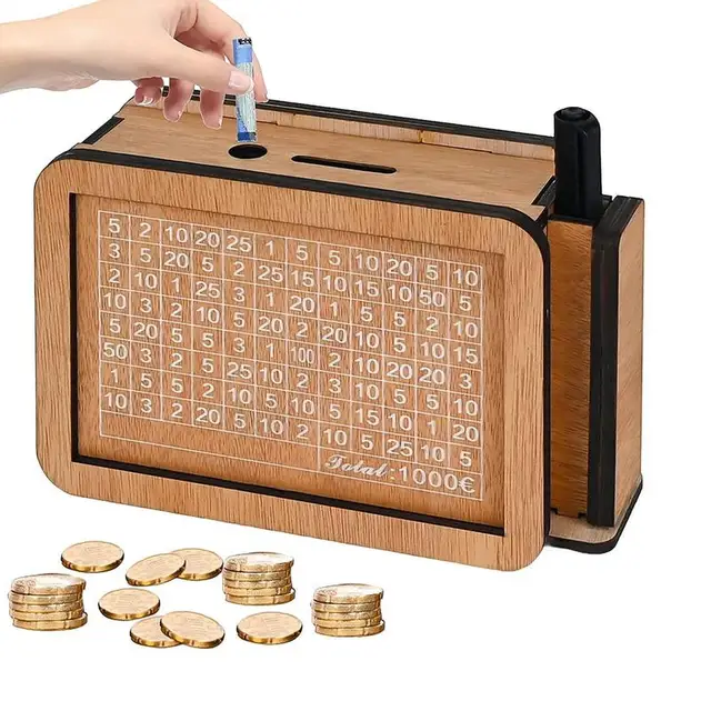 Pénzbiztos A Készpénz Megtakarításhoz Számok Diagramja Pénztárolás Letét Gyermekek Pénz Bank Értelmes Ajándék Otthoni Dekoráció