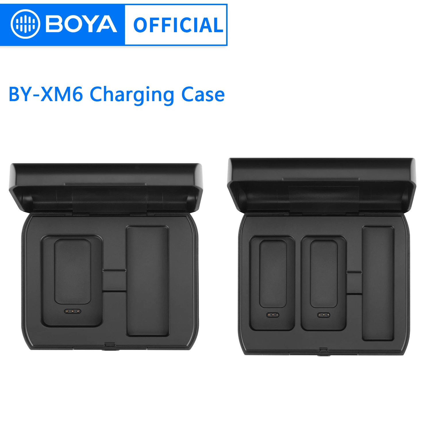 Boya Earbuds Impermeáveis para Microfone sem Fio Estojo de Carregamento Estojo Esportivo By-xm6-k1 By-xm6-k2