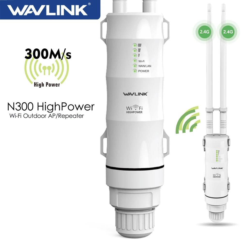 Wavlink AC600 Amplificateur WiFi/Repeteur WiFi Puissant Exterieur