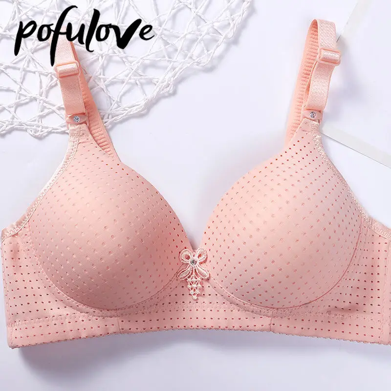 

Women's Bra Push-up Thin Breathable Underwire Underwear for Women