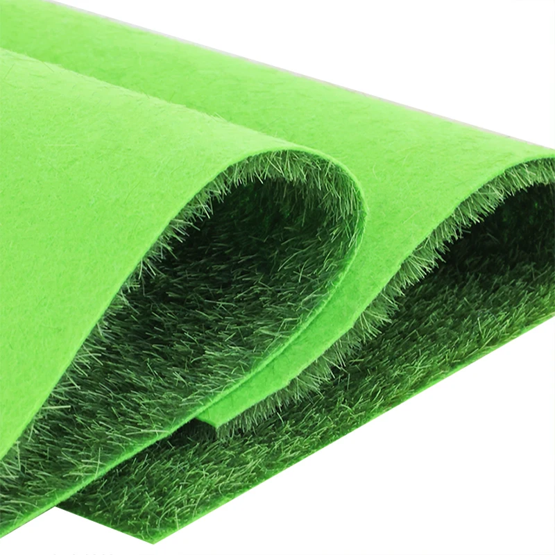4/2Pcs Artificial Grass Mat Gardening Turf Lawn Synthetic Fake Grass Carpetfaux Micro-landscape DIY Flocking Rug 26/10 cm