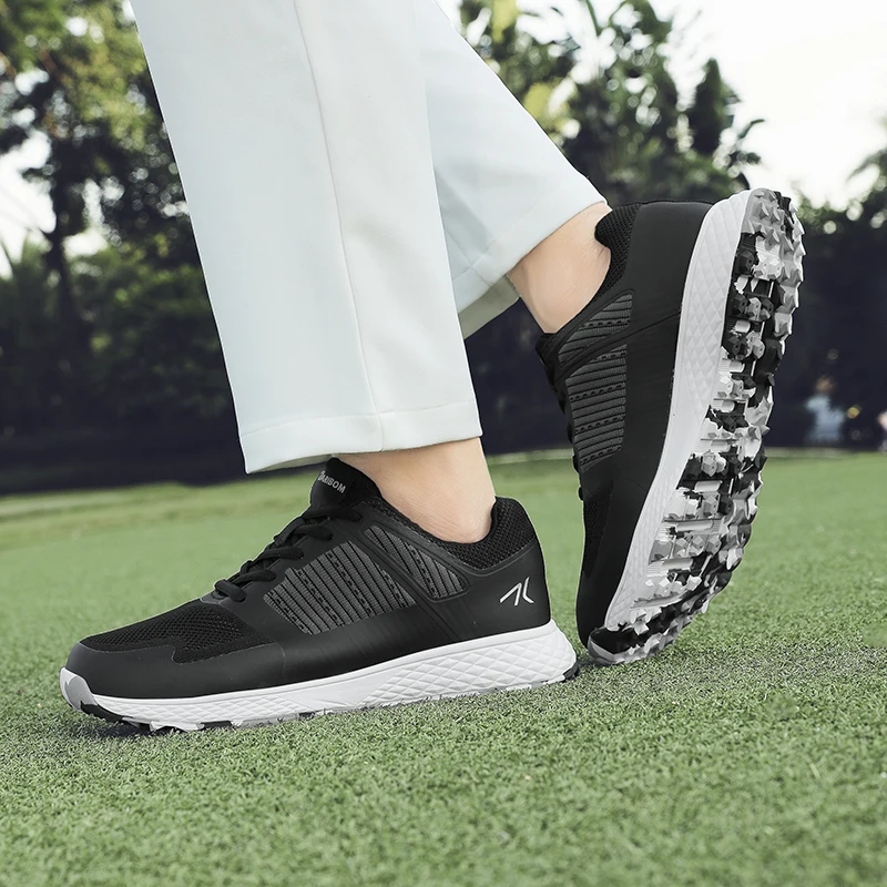 Golf Shoes Men Comfortable Casual Golfers Sneakers Outdoor Walking Footwears Anti Slip Athletic Tennis Non Slip Golfing Shoes 4