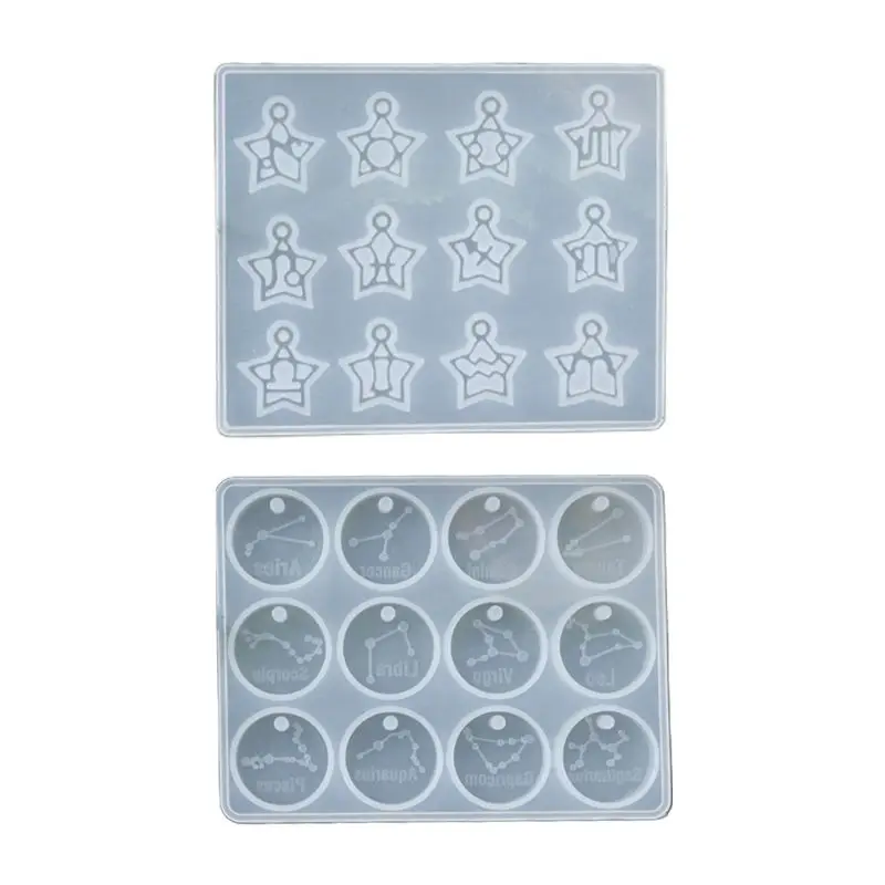 

Keychain Making Mold Resin Casting Mold DIY Crafts Jewelry Necklace Pendant Mold