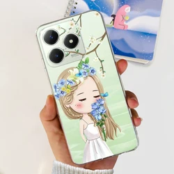 Stylish Painted Soft Silicone Phone Case Cover for Realme C61 (335)