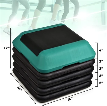 High Step Aerobic Platform with Risers 1