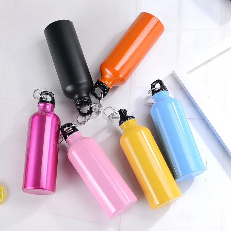 Alloy Sport Water Bottle 500ml Hiking Camping Cycling Water Bottle Kettle with Buckle sports water bottle sports bottle water bottle