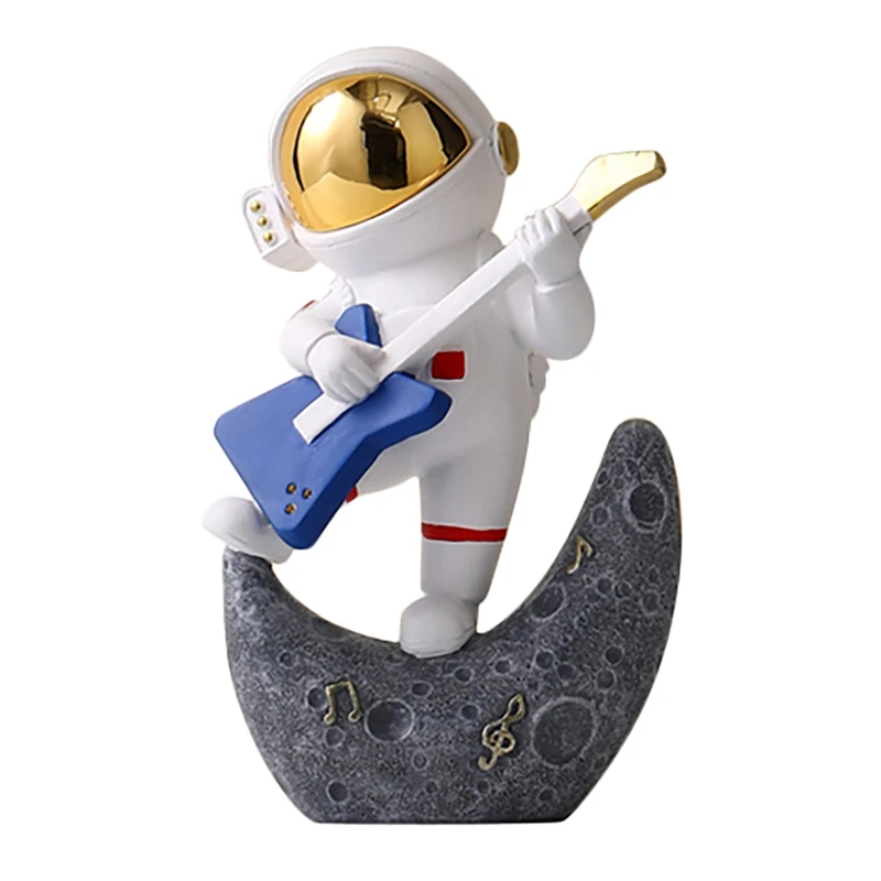 

Creative Spaceman Sculptures Resin Music Astronaut Home Decor Figurines Desktop Home Decoration Astronaut Model Statue