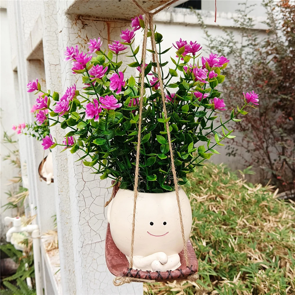 

Creativity Hanging Plant Pot Simple Hangs Planting Flowerpot For Home Decoration