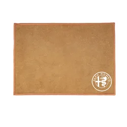 Premium Suede Microfiber Car Wash Towel & Cleaning Cloth (Maroon - Alfa Romeo)