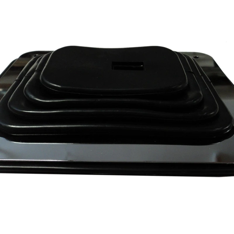 Hurst Rubber Shifter Boot with Chrome Plate 4