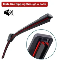 Double Rubber Car Wiper Blades for 2012-2016 Subaru XV MK4 Crosstrek GP Front Rear Windshield Wipers Car Accessories 2012 2016 2