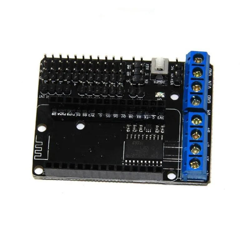 

ESP8266 Плата расширения драйвера двигателя Wi-Fi L293D ESP12E Lua IoT Smart Car