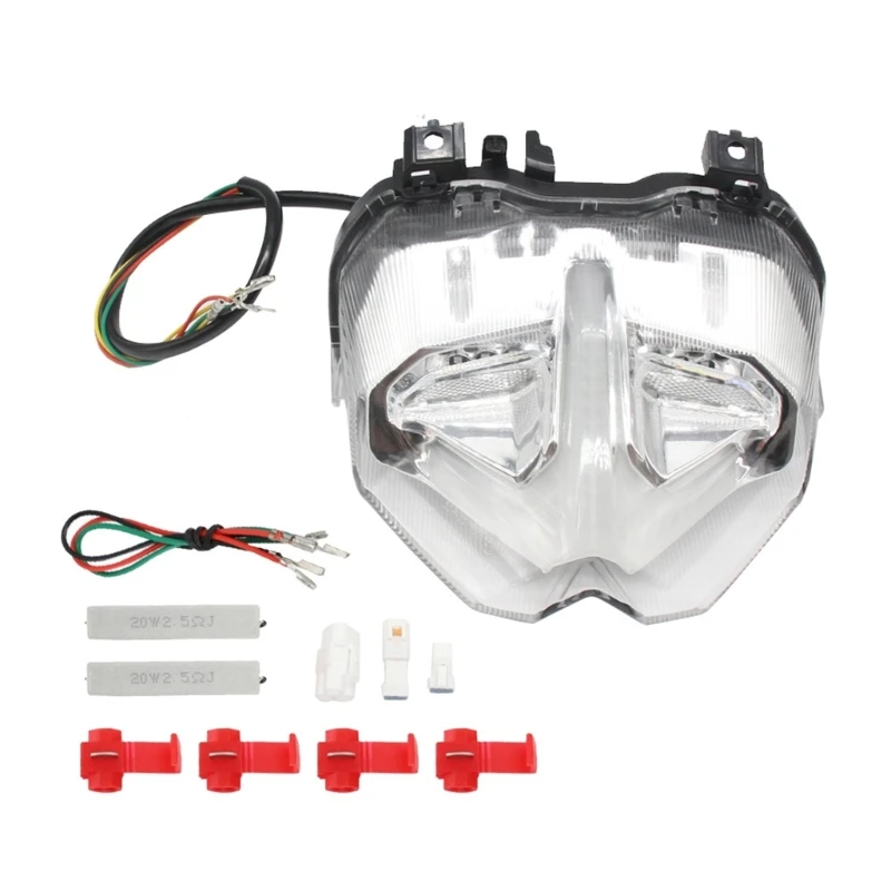 

Motorcycle Taillight for MT09 21-22 LED Brake Signals Integrated Rear Tail Lamp K0AF