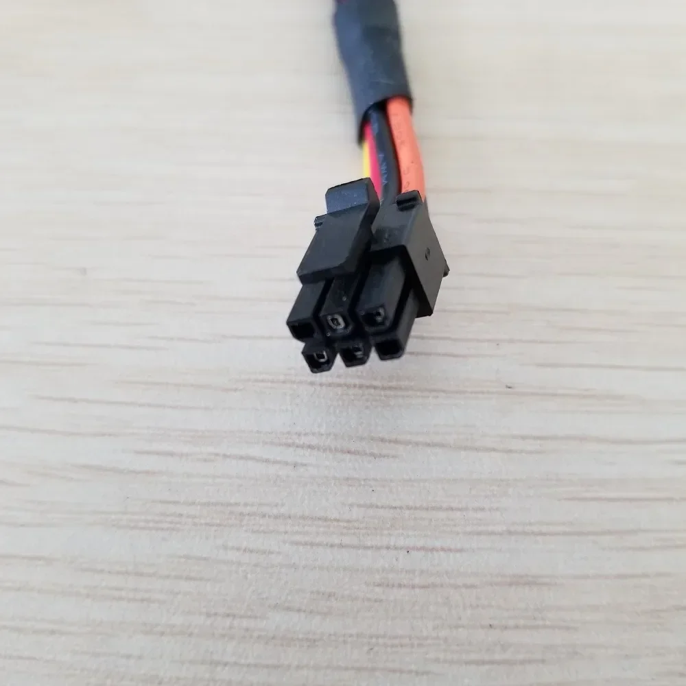 6Pin to 2-Port 15P SATA Power Cable Cord for DELL Vostro 3668 3650 3653 3655 3252 Desktop Computer HDD SSD Expansion 50cm sata power cable