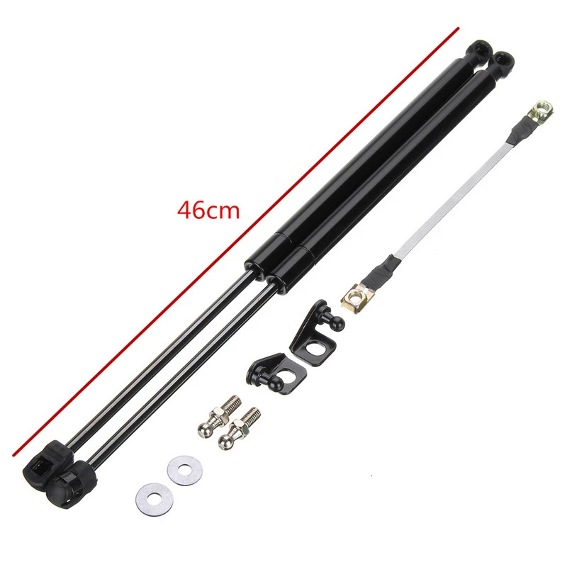 마쓰다 CX5 CX-5 2017 2018 2Pcs 자동차 엔진 커버는 Struts Rod 전면 보닛 후드 리프트로드 Strut Spring Shock Bar Black을 지원합니다.