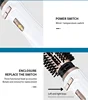 Kemei km-8020 Adjustable Temperature Fast Heating Multifunctional Electric Hair Dryer Curling Comb Straight Hair Comb 3