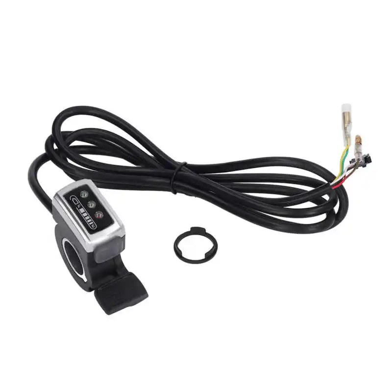 Electric Bike Thumb Throttle with Battery Status and Switch