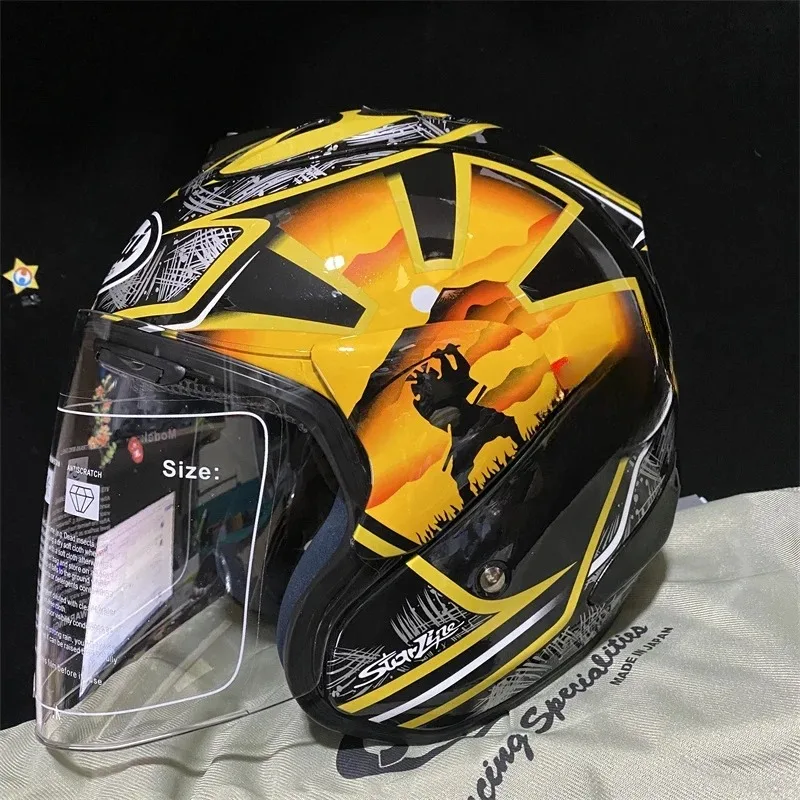 

Ram3 Pedrosa Samurai Half Helmet Men and Women Motorcycle Off-Road Summer Helmet Downhill Racing Mountain Cross Casco Capacete