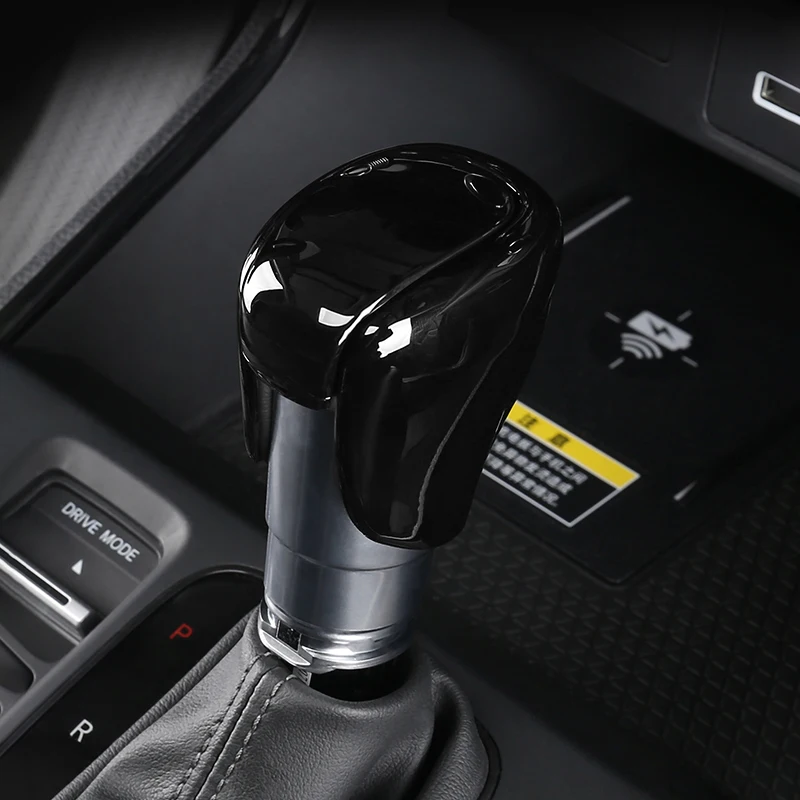 Carbon Fiber ABS Inner Gear Shift Knob Cover Trim For Honda Accord 2018–2022