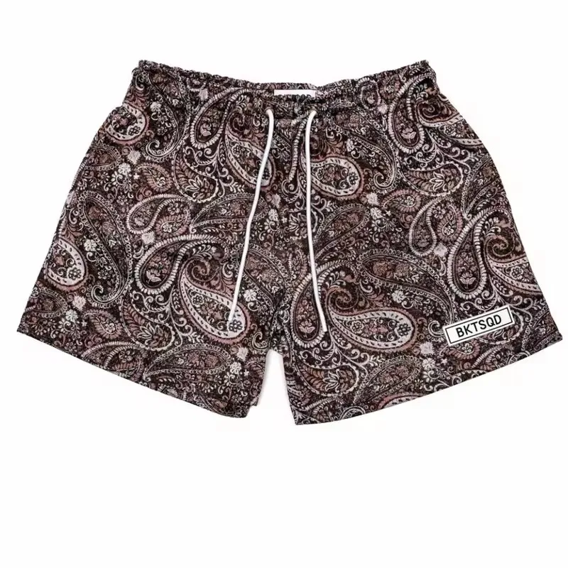 2025 new Summer Mesh Basketball Shorts Men Quick Drying Loose Sports short pants fashion Trend Sweatpants Running Beach shorts 3