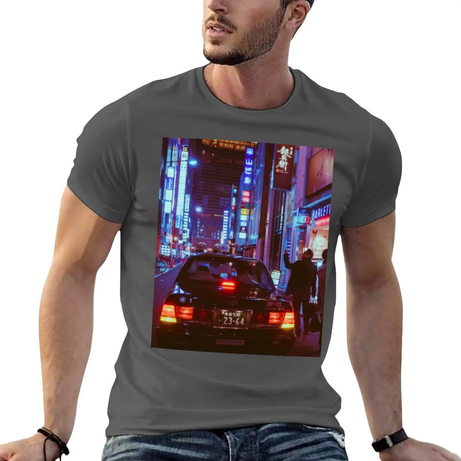 Tokyo Nights Anti-Fade Casual T-Shirt