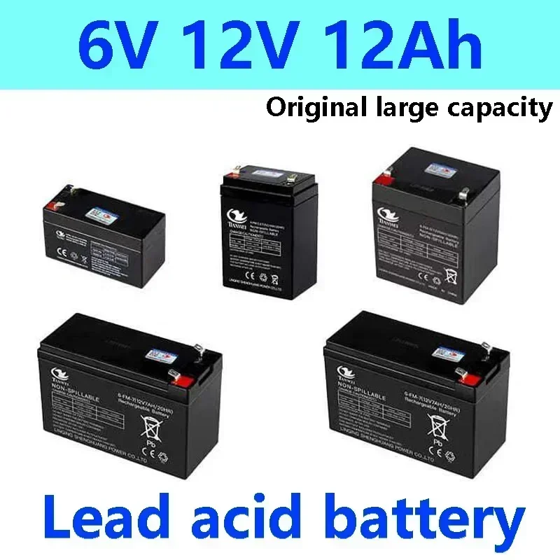 Potenti Veicoli Elettrici Per Bambini Macchinine Moto Passeggini Batteria 6 V5Ah 8Ah 10Ah 12Ah,12 V5Ah 7Ah 8Ah 12Ah