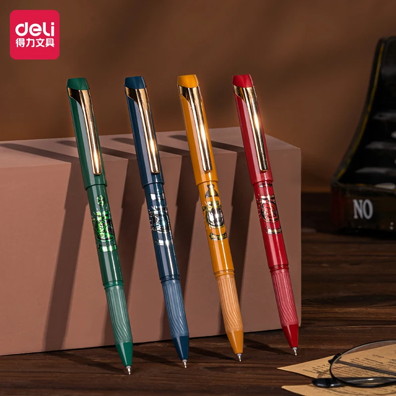 Deli 4pcs 0.5mm Black Ink Harry Potter Gel Pens gel pens
