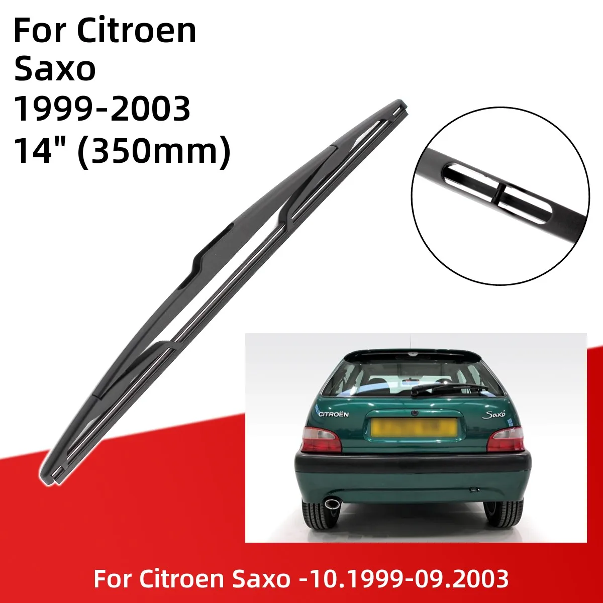 Citroen Saxo 1999-2003用フロントおよびリアワイパーブレード,ダイヤモンドカッティングアクセサリー,1999 2000 2001  2002 2003 AliExpress Mobile