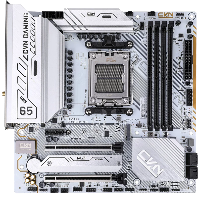 COLORFUL AM5 B650M マザーボード New Colorful AMD CVN B650M GAMING FROM V14 AM5 White