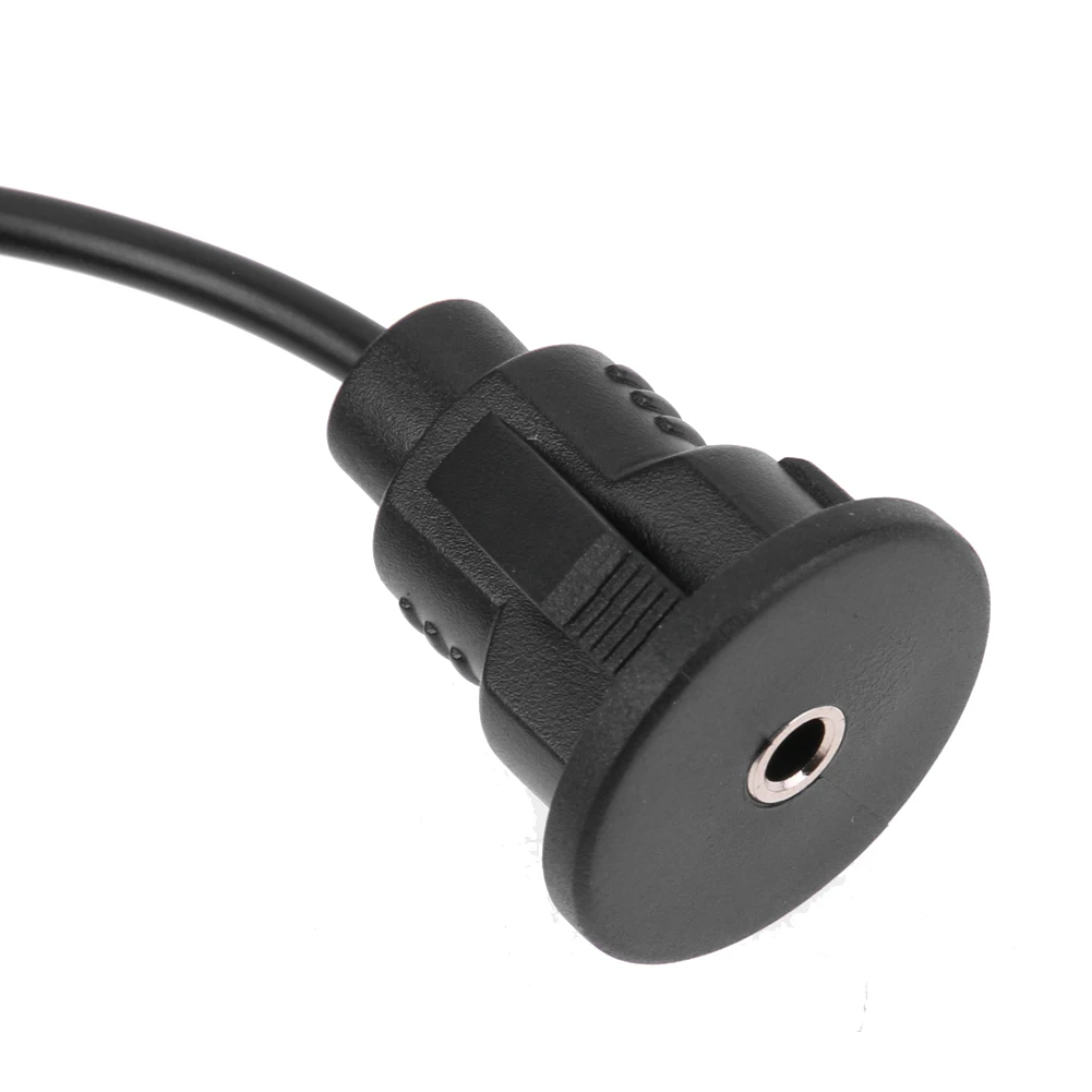 1m 남성-여성 3.5mm-3.5mm AUX 연장 플러시 마운트 케이블