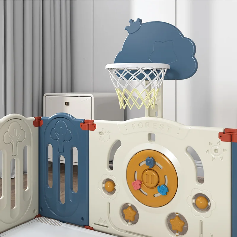 Children's play fence folding baby indoor household crawling pad protective fence baby toddler safety toy