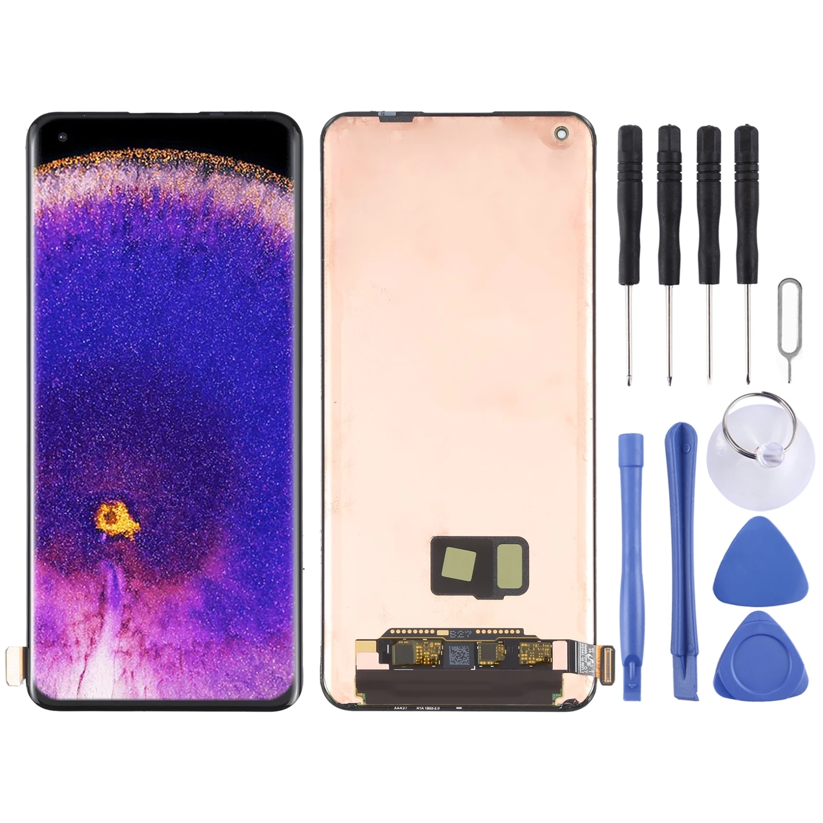 

For OPPO Find X5 Pro PFEM10 CPH2305 PFFM20 Original LTPO2 AMOLED LCD Screen with Digitizer Full Assembly