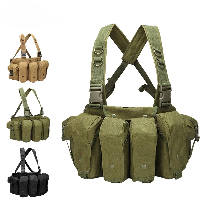 Bolsa Táctica Isesuch Para Chaleco - Nylon 1000D, Compatible Con JPC/AVS