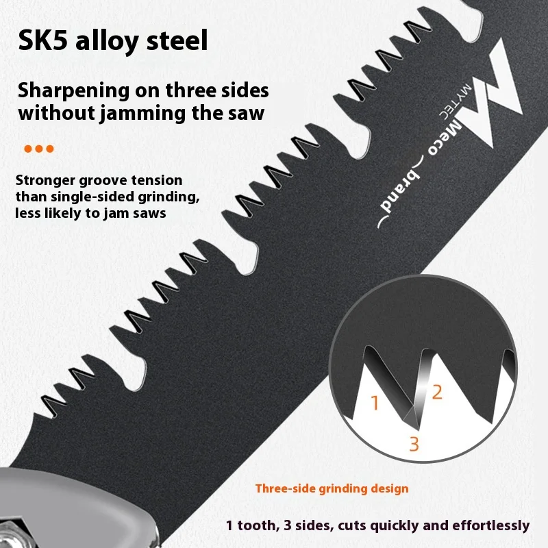 Saw home small handheld folding saw garden fruit tree outdoor hand saw logging saw god fast hand saws 5