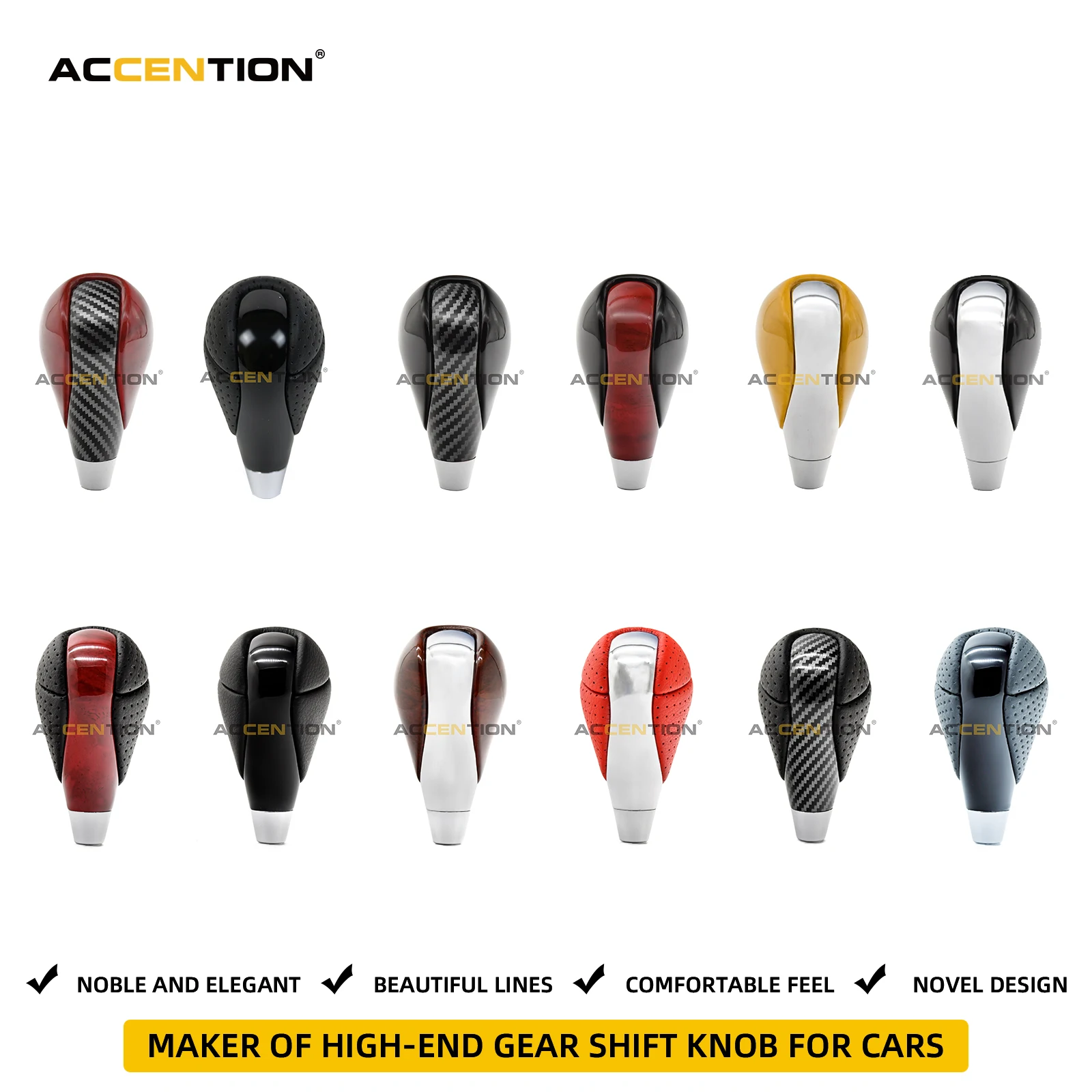 Leather Gear Shift Knob For Lexus Es300h Es350 Gs300 Gs350 Gs430 Gs450h