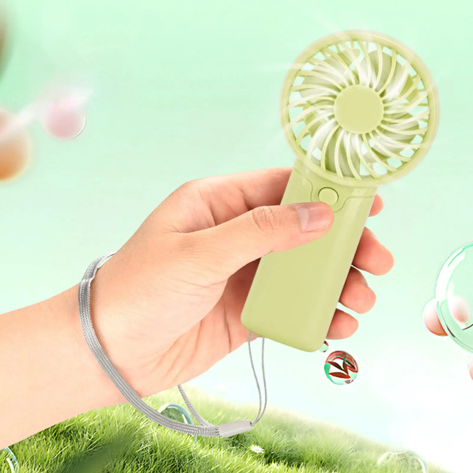 Portable Rechargeable Quiet Mini Fan for Travel and Outdoor Use