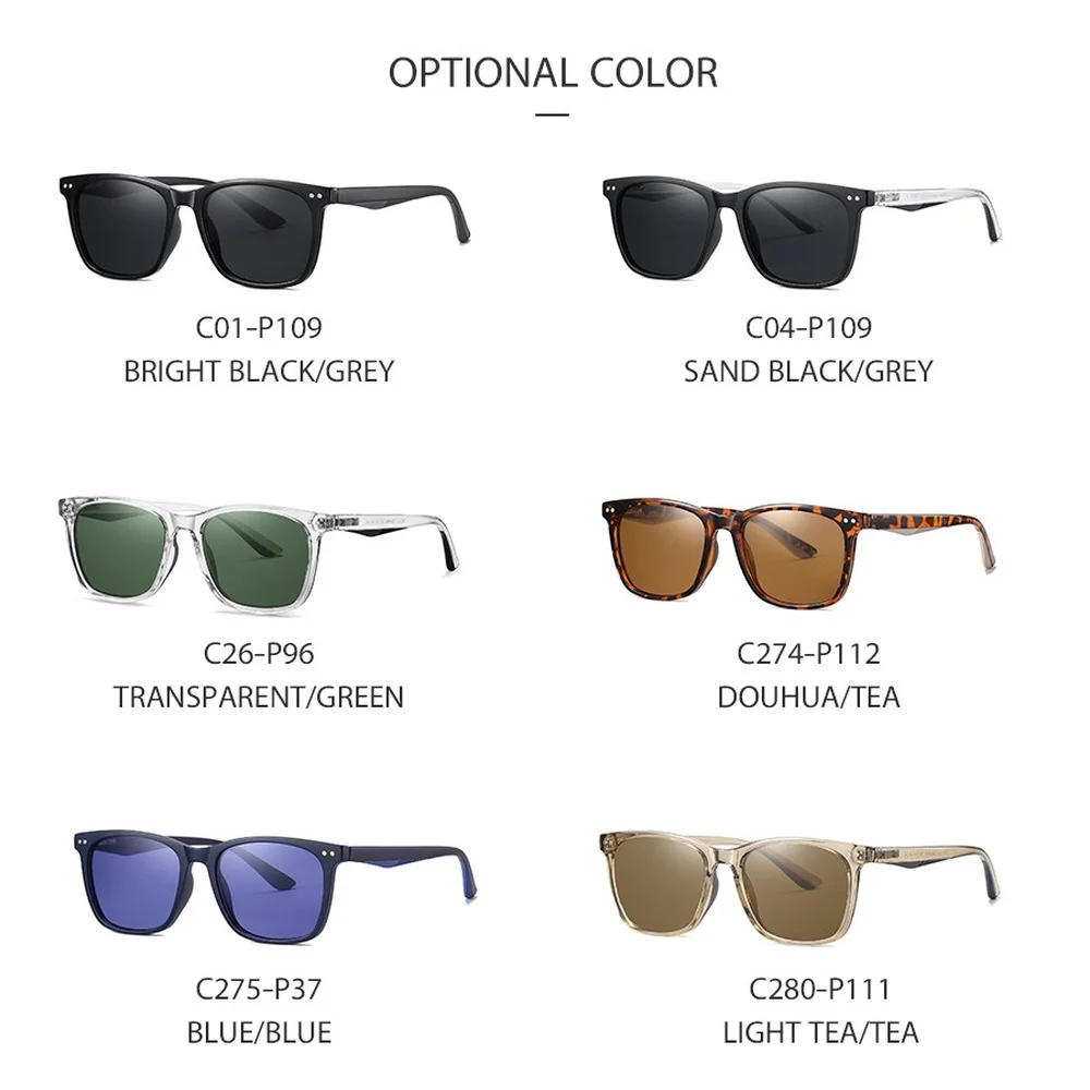Sunglasses for Men Women Fashion Brand Polarized UV400 Lens Luxury Outdoor Driving Vintage Eyewear polarized sunglasses vintage sunglasses driving glasses women sunglasses