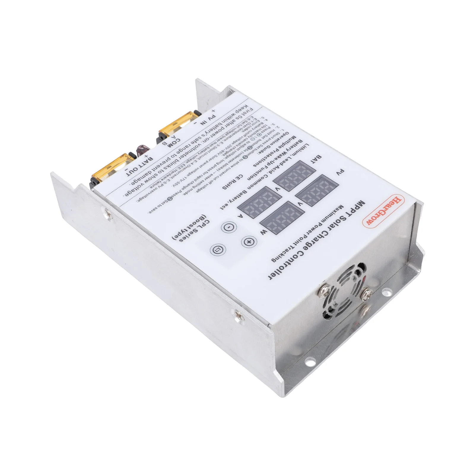 600W MPPT 태양광 충전 컨트롤러 부스트 레귤레이터 LED 디스플레이 24V 36V 48V 60V 72V 다중 배터리 골프 카트용 고효율