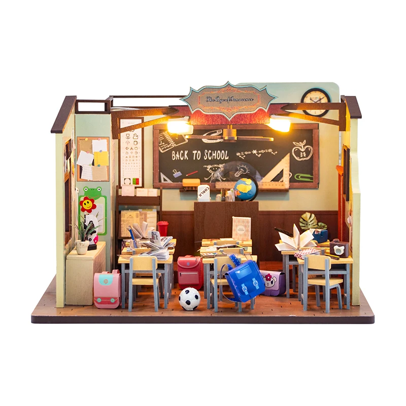 

Деревянный Кукольный дом «сделай сам», домик «возраст невинности», миниатюрные строительные комплекты, классный кукольный домик, 3D пазл для взрослых, подарки на день рождения