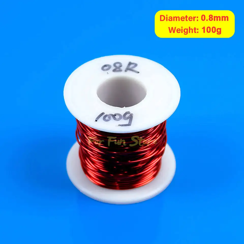 For Fun Copper Wire Enameled Wire 0.1mm -1.0mm Multi-purpose Bead String Cable Conductive Copper Wire Magnet Wire Bare Wire Coil image 13