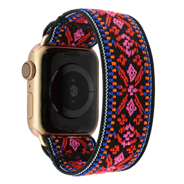 Strap for apple watch band 40mm 44mm45mm/41mm 42mm 38mm iwatch women girl Stretchy bracelet apple watch 5 4 3 SE 6 7