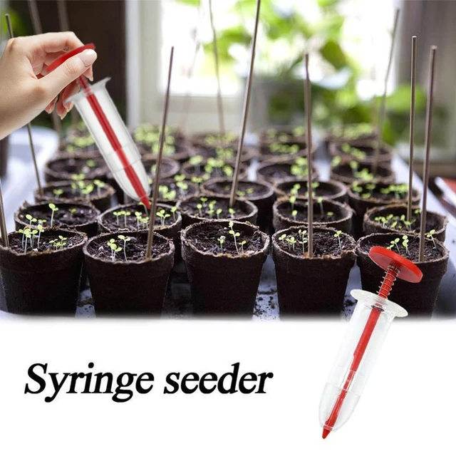 6Db Vetőmag Adagoló Kis Magokhoz Mini -Adagoló Kézi Kézfogás Palánták Dibber Kerti Szerszámkészletek - Image 5