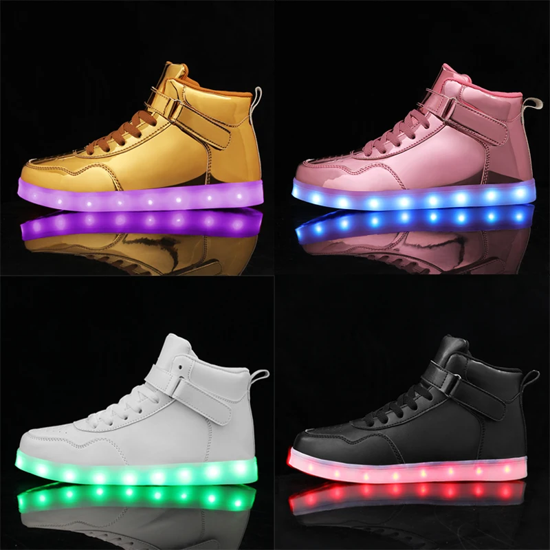 Luz Led Calzado Tenis Led Dama Tenis Con Ruedas Y Luces Led