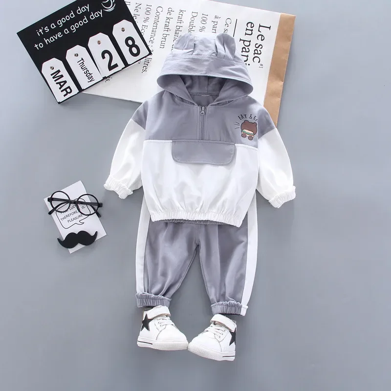 Autumn Baby Boys Girl Clothes Children Hoodies Cartoon Sweatshirt Pants 2Pcs/sets Infant Toddler Casual Clothing Kids Tracksuits kids clothing set girls clothing set boys clothing set kids sweatshirt set boys tracksuits suit boys tracksuits