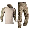 Outdoor Uniform Men Clothes Suits With Pads Wear Resistant Training Hunting Shirts Pants Sets Pant Men Waterproof 1