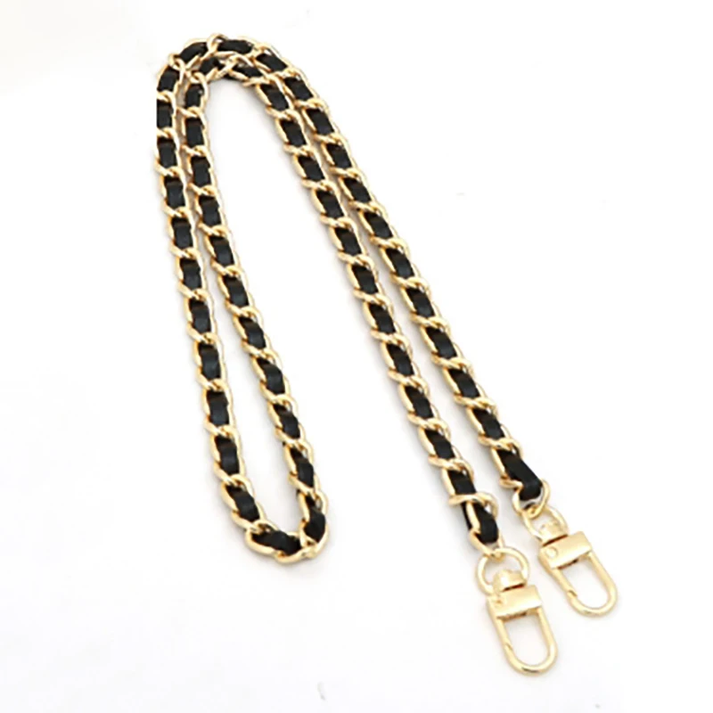 Mode PU Leder + Metall Kette Schulter Tasche Strap Für Frauen Umhängetasche Frau Lederband Für Handtasche Handy Zubehör – Detail 8