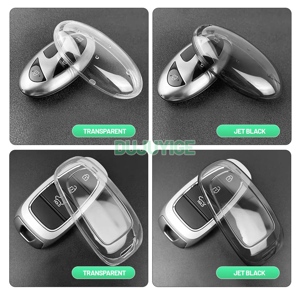 Transparent TPU Car Key Case Fob Cover Protector Shell