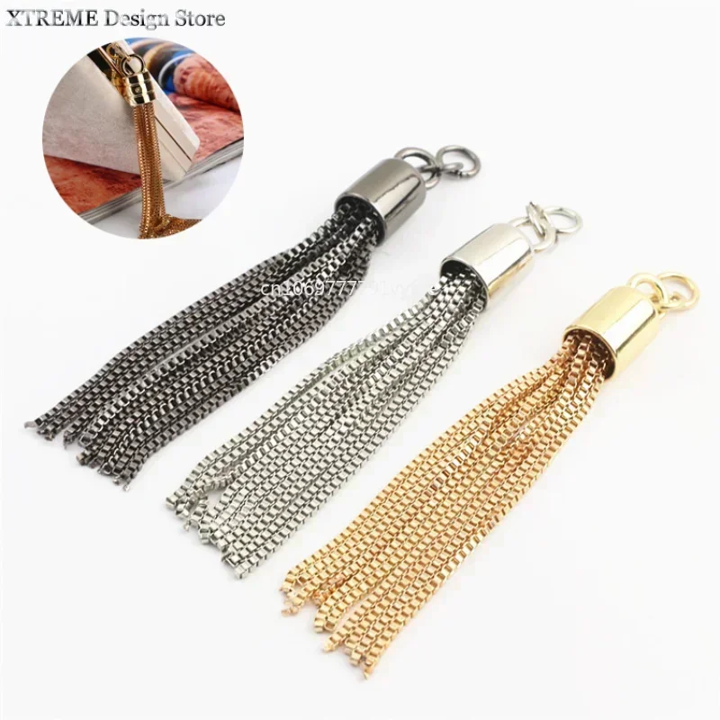 Metal Buckle Tassel Keychain - Handbag Decor DIY Pendant, Fashion Hardware Accessories for Bags & Purses Прылада 부품